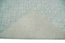 Hand Woven Silver and Gray 9x12 Trellis Moroccan Rug Made with Fine Wool | TRDCP100912