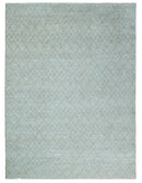Hand Woven Silver and Gray 9x12 Trellis Moroccan Rug Made with Fine Wool | TRDCP100912