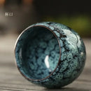 Handcrafted crackle glaze kung fu tea cup set dining room drinkware