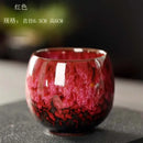 Handcrafted crackle glaze kung fu tea cup set dining room drinkware