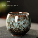Handcrafted crackle glaze kung fu tea cup set dining room drinkware