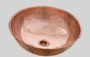 Copper Bathroom Sink, Vessel Sink, Bowl Sink, Hand Hammered and Engraved
