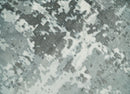 Handmade 8x10 Ivory, gray and Charcoal Blended Wool and Bamboo Silk Area Rug