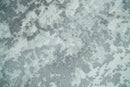 Hand Loom 8x10 Abstract Ivory and Gray Blended Wool and Bamboo Silk Area Rug