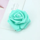 Handmade colorful foam roses flower wedding decor bedroom bouquet