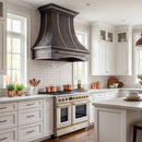 Akicon Custom Copper Range Hood Handmade with Custom Size and Finish