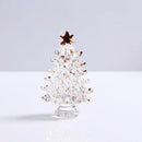 Handmade crystal christmas tree mini figurine living room decor