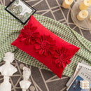 Handmade flower cushion cover set living room floral pillows
