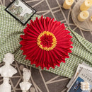 Handmade flower cushion cover set living room floral pillows