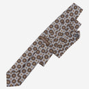 La Vigna - Printed Wool & Silk Tie - Grey