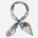 St. James - Silk Neckerchief - Blue and Tan