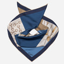 San Siro - Silk Neckerchief - Blue