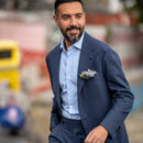 Fiastra - Silk Pocket Square - Yellow