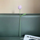 Handmade knitted crochet tulips multi color bedroom flower decor