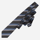 Corso - Silk Jacquard Tie - Black & Blue