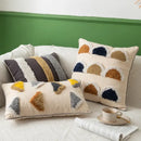 Handmade moroccan geometric pillow cover cream living room decor