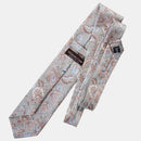 Medici - Printed Silk Tie - Soft Jade