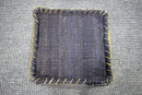 Blue and Green Jute Hand Woven Square Pouf, Footstool, Ottoman, Side table, Soft Seat, Foot Rest, Boho Decor | TRD103