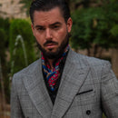 Toscana - Silk Neckerchief - Cranberry