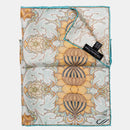 Londra - Silk Pocket Square - Aqua