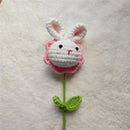 Handmade sunflower bouquet crochet bunny ornaments bedroom decor