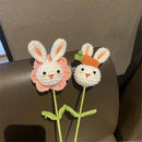 Handmade sunflower bouquet crochet bunny ornaments bedroom decor