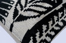 Handmade Velvet Throw Pillow with Black and White Abstract Eye Design - High-Quality 20x20 Inch Decorative Accent with Premium Down Feather Insert