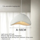 Handmade wabi sabi chandelier white trio pendant light dining room