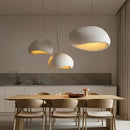 Handmade wabi sabi off white pendant lamp dining room lighting
