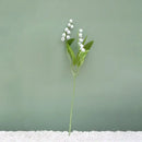 Handmade white bellflower artificial flowers wedding decor bouquet