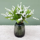 Handmade white bellflower artificial flowers wedding decor bouquet