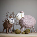 Handmade Wool Sheep Knick-Knack Small Set of 3