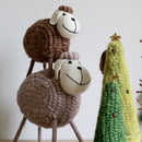 Handmade Wool Sheep Knick-Knack Small Set of 3