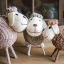 Handmade Wool Sheep Knick-Knack Small Set of 3