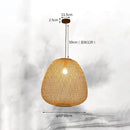 Handmade woven decorbites bamboo chandelier for dining room