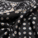 Filippo - Silk Neckerchief - Black