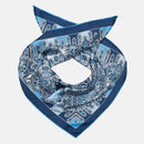 Messina - Silk Neckerchief - Azure