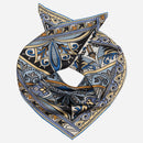 Capri - Silk Neckerchief - Azure