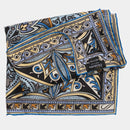 Tragara - Silk Pocket Square - Azure