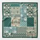 Napoli - Silk Neckerchief - Green & Blue