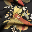 Anthea - Silk Foulard - Black