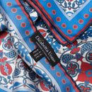 Barbaresco - Silk Neckerchief - Blue and Red