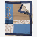 San Siro - Silk Neckerchief - Blue
