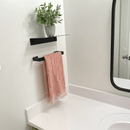 Metal Bathroom Shelf - Black or White