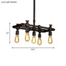 Hanging Ceiling Light 4/5-Light Rectangle