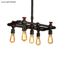 Hanging Ceiling Light 4/5-Light Rectangle