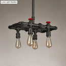 Hanging Ceiling Light 4/5-Light Rectangle