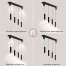 Hanging Light for Modern Kitchen Island with Adjustable Aluminum Spotlights