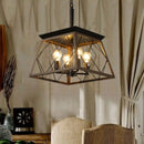 Hanging Lights for Kitchen Island in Rustic Iron Finish