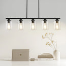 Hanging Pendant Lights for Kitchen Island with 5-Lights & Adjustable Design
